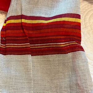 Oscar de la Renta vintage Accessory Street 100% cotton scarf